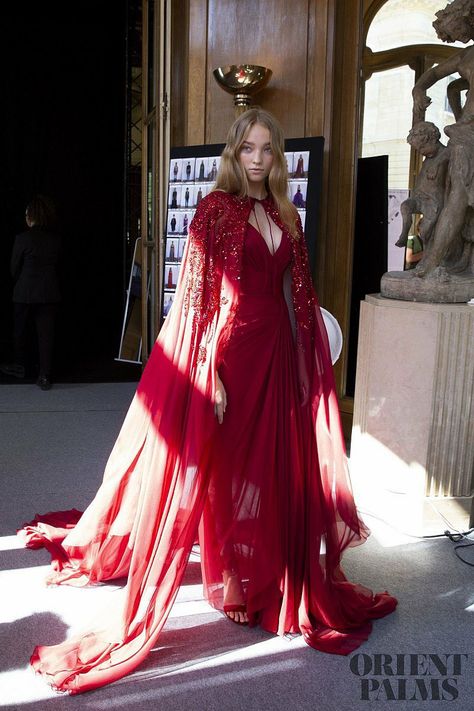 Zuhair Murad Aesthetic, Zuhair Murad Red Dress, Look Gatsby, Zuhair Murad, 2019 Fashion, Scarlet Witch, Inspired Dress, Beautiful Gowns, Red Fashion