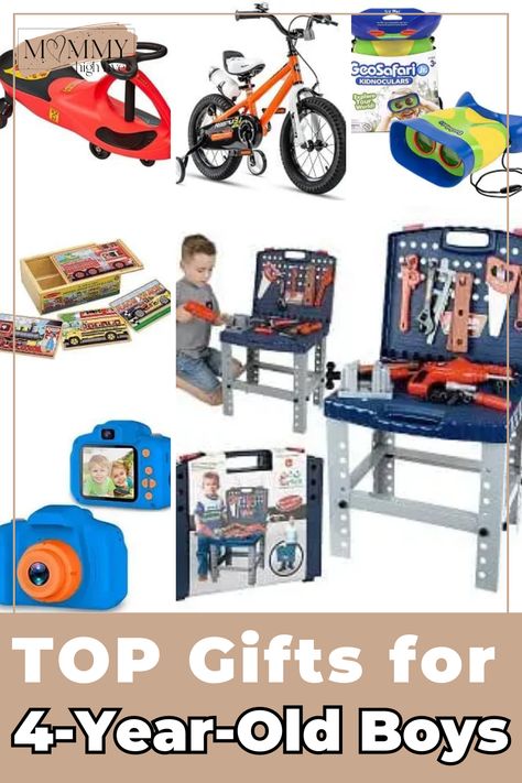 Toddler Boy Gift Guide in 2023 Looking for the top toys for your 4-year-old boy? As your child grows, so do his interests and abilities, and you want to choose toys that are not only fun but also age-appropriate and developmentally stimulating. Our toddler gift guide has the best toys for 4-year-old boys, including creative, active, STEM/learning, and imaginative play toys that are sure to provide hours of entertainment and learning. Gift Ideas For 4 Year Boy, Toys For 4 Year Boy, Toys For 3 Year Boy, Gifts For 4 Year Boy, Gifts For 3 Year Boy, Toddler Gift Guide, Christmas Presents For Boys, Cool Toys For Boys, Toddler Boy Toys