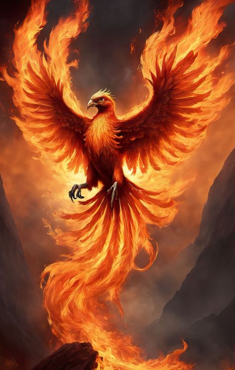 Phoenix Wallpaper, Amoled Wallpapers, Phoenix Bird, Phoenix Tattoo, Hur Man Målar, Stitching Art, Magical Creatures, Mosaic Crafts, Painting Kits