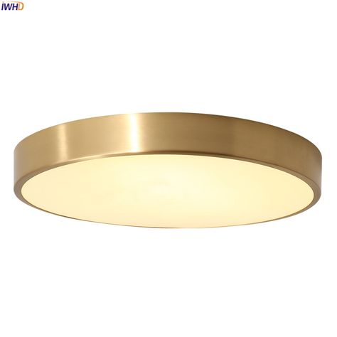 Cheap Ceiling Lights, Buy Quality Lights & Lighting Directly from China Suppliers:IWHD Nordic Modern Copper LED Ceiling Lights Fixtures Kitchen Hallway Balcony Acrylic Ceiling Lamps Plafonnier Lampara De Techo Enjoy ✓Free Shipping Worldwide! ✓Limited Time Sale ✓Easy Return. Cheap Ceiling Lights, Fixtures Kitchen, Led Ceiling Light Fixtures, Bathroom Pendant, Kitchen Hallway, Ceiling Lamps, Kitchen Lighting Fixtures, Nordic Modern, Modern Light Fixtures