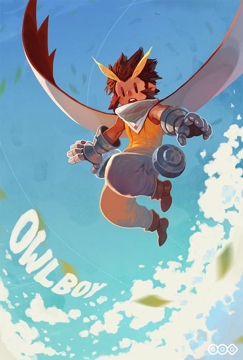 owlBoy by 2gold.deviantart.com on @DeviantArt Owlin Dnd Art, Owlboy Pixel Art, Small Owlin Dnd, Dnd Owlin Character Art, Owl Knight Art, Indie Game Art, Gamer Pics, Indie Game, Game Logo