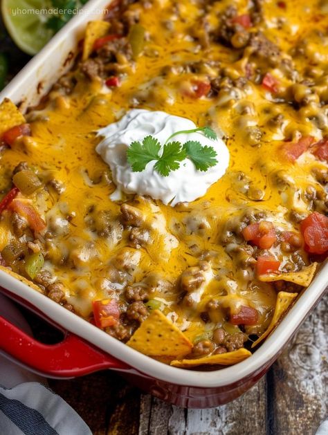 Mexican Casserole Doritos, Mexican White Trash Recipe Chicken, White Trash Mexican Casserole, Cheesy Mexican Casserole, Best Mexican Casserole Recipes, Mexican White Trash Casserole Recipe, Mexican White Trash Casserole, Mexican Recipes For A Crowd, Mexican Trash Casserole