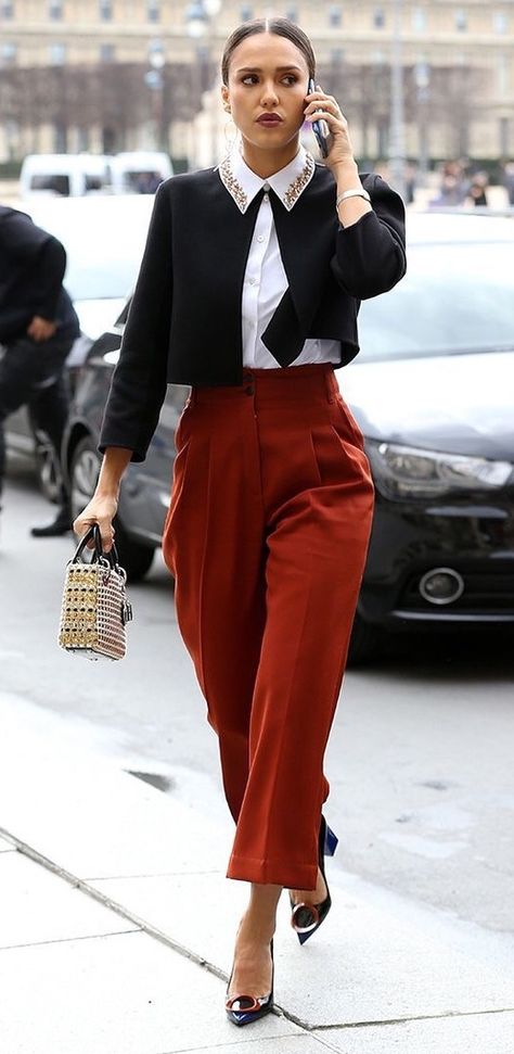 Professional Work Outfit, Chique Outfits, Mode Casual, Business Outfit, Jessica Alba, Work Outfits Women, Casual Attire, Looks Style, Mode Inspiration