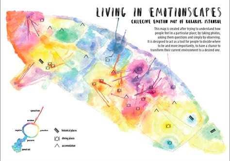 Emotional Mapping Architecture, Emotional Architecture Concept, Park Gate Design, Sensory Mapping, Urban Mapping, Data Art, Experience Map, Map Diagram, Point Cloud