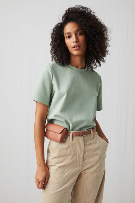 Heavy-Weight T-Shirt Mint Green Shirt Outfit, Green Shirt Outfit Ideas, Green Tshirt Outfit, Green Blouse Outfit, Green Shirt Outfit, Green Shirt Outfits, Green Top Outfit, Shirt Outfit Ideas, Mint Green Shirts