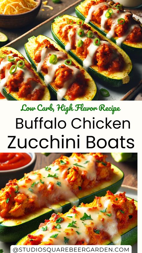 These Buffalo Chicken Zucchini Boats are the perfect combo of healthy and indulgent! Made with spicy buffalo chicken and baked zucchini, this recipe is a must-try for anyone who loves Buffalo Chicken Recipes and quick, flavorful dinners. #BuffaloChickenZucchini #ZucchiniBoatRecipes #ChickenZucchini Buffalo Chicken Zucchini Boats, Buffalo Chicken Zucchini, Zucchini Boats Recipe, High Blood Pressure Recipes, Zucchini Boat Recipes, Spicy Buffalo Chicken, Buffalo Chicken Recipes, Baked Zucchini, Chicken Zucchini