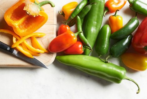 How to Store Peppers So They Stay Crisp and Wrinkle-Free Store Peppers, How To Store Peppers, Long Hot Peppers, Backyard Food, Best Vegetable Recipes, Celery Recipes, Hot Peppers, Simply Recipes, How To Store