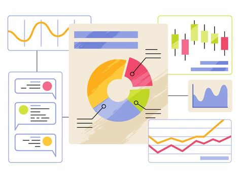 Statistics Illustration, Dashboard Illustration, Analytics Illustration, Statistics Design, Seo Illustration, Line Graph, Empty State, Web Analytics, Line Graphs