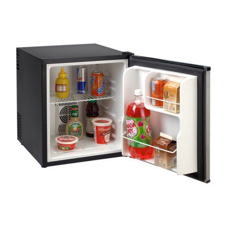 Avanti SHP1702SS 1.7-cu.-ft. Superconductor Auto Defrost Refrigerator - Black with Stainless Steel Door, Gray Pintu Ganda, Compact Fridge, Stainless Steel Fridge, Portable Refrigerator, Dorm Room Organization, Mini Fridges, Door Shelves, Compact Refrigerator, Solid Doors