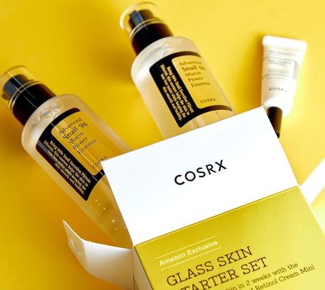 Cosrx Glass Skin Starter Set, Only $26 on Amazon Advanced Snail 96, Snail 96 Mucin, Snail 96, Cosrx Snail, Advanced Snail, Skincare Kit, Retinol Cream, Skincare Gift Set, Hydrating Serum