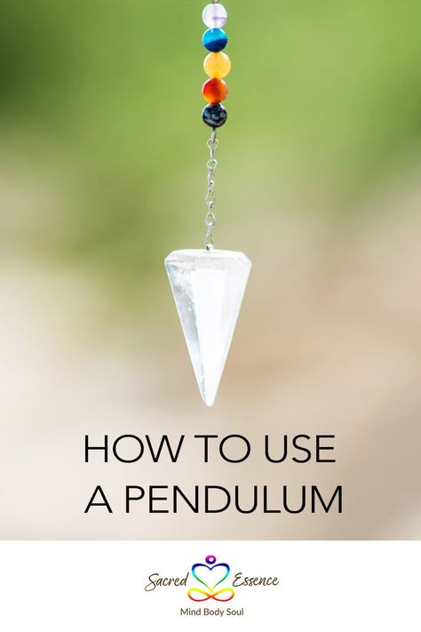 How to use a pendulum How To Use A Pendulum For Beginners, Pendulum For Beginners, Mind Body Soul, Body And Soul, Live Love, Beginners Guide, Self Discovery, Mind Body, Being Used