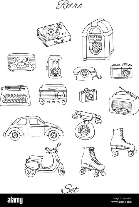 Juke Box Drawing, Juke Box Tattoo, Roller Skate Doodle, Radio Drawing, Box Radio, Yearbook Cover, School Sucks, Yearbook Covers, Mono Print