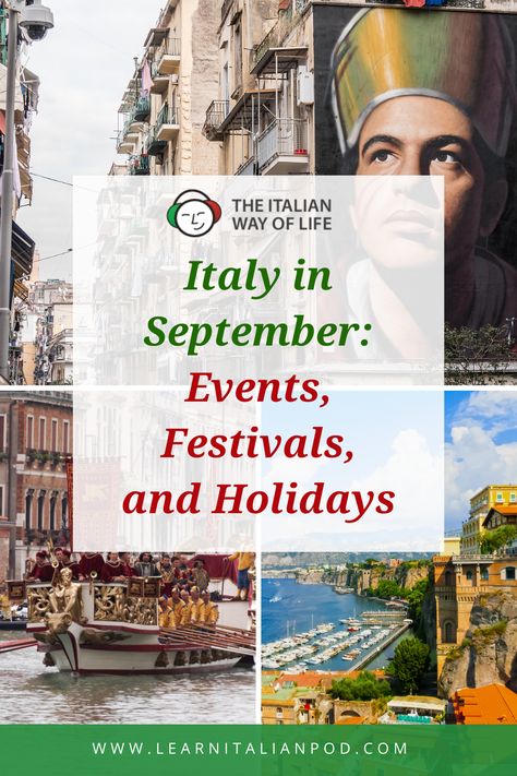 Discover the enchantment of Italy in September! Explore a comprehensive calendar brimming with vibrant festivals, significant holidays, and unique events that capture Italy’s rich heritage and the vigor of early autumn. Dive into a month filled with cherished customs and captivating celebrations, and plan your visit to coincide with Italy’s most exciting September happenings. #ItalySeptemberCalendar #SeptemberEventsInItaly Italy In September, September Holidays, September Events, Holidays In Italy, Italy September, Ligurian Coast, Greve In Chianti, Italy 2023, San Gennaro