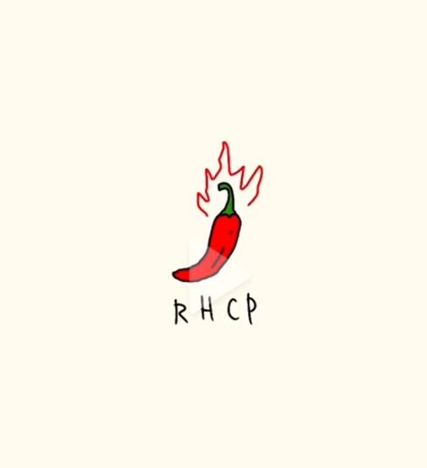 Chilly Tattoo Outline, Scar Tissue Red Hot Chili Peppers Tattoo, Red Chili Tattoo, Red Hot Chili Peppers Tattoo Ideas, Spicy Pepper Tattoo, Bell Pepper Tattoo, Rhcp Tattoo Ideas, Red Chilli Tattoo, Red Hot Chilli Peppers Tattoo