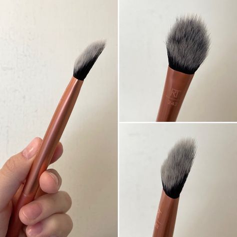 Real Tequniques Brushes, Real Techniques Contour Brush, Real Techniques Concealer Brush, Real Techniques Brush 200, Real Techniques Expert Face Brush, Real Techniques Brushes, Natural Makeup Tips, Makeup List, How To Apply Concealer