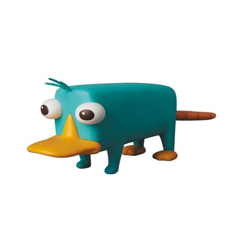 Perry the Platypus VCD by Medicom #perrytheplatypus #phineasandferb #platypus #agentp #disney #medicom #medicomtoy #vinyltoy Platypus Perry, Crazy Characters, Perry The Platypus, Toy Toy, Medicom Toy, Nose Drawing, Character And Setting, Toy Art, Phineas And Ferb