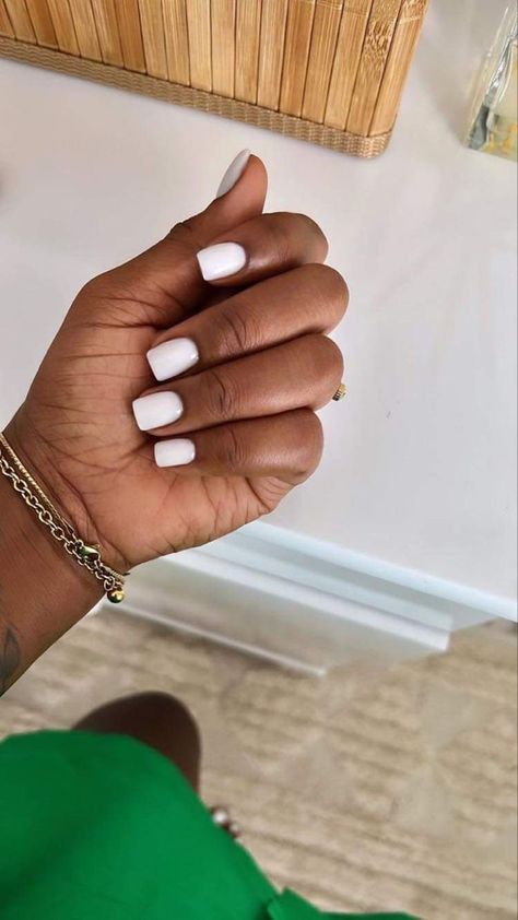 Biab Nails, Gel Nails Diy, Simple Acrylic Nails, Work Nails, French Acrylic Nails, Classic Nails, Short Square Acrylic Nails, Acrylic Nails Coffin Pink, Short Acrylic Nails Designs