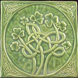 Shamrock Tile Irish Cottage, Irish Roots, Irish Eyes, Celtic Symbols, Irish Blessing, Irish Heritage, Irish Celtic, Books Art, Celtic Art