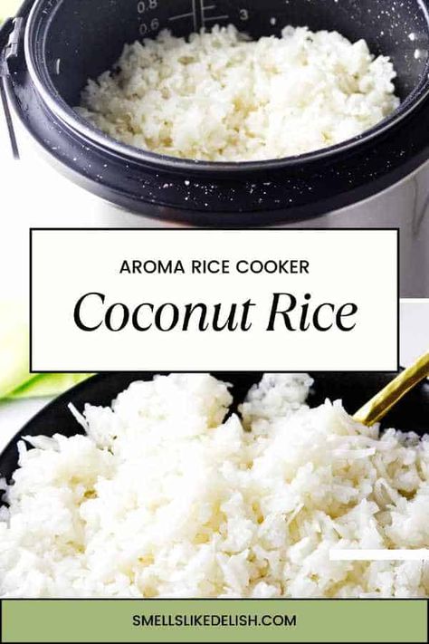 Making Coconut Rice in a rice cooker is a delicious and easy-to-make side dish that is perfect for any occasion. Coconut rice is a great way to add a touch of tropical sweetness to your meal. Coconut Rice In Rice Cooker Recipe, Coconut Rice Rice Cooker, Coconut Rice Recipe Rice Cooker, Coconut Rice In Rice Cooker, Coconut Rice Recipes, Rice Cooker Coconut Rice, Rice In Rice Cooker, Coconut Basmati Rice, Rice In A Rice Cooker