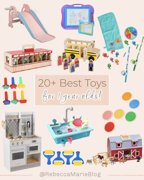 Playroom For One Year Old, Toys For 1.5 Year, Toys For 1 Year, One Year Old Playroom, Toys For 1 Year Girl, Toys For 1 Year Boy, Gifts For One Year Old Girl, One Year Old Toys, One Year Old Gifts