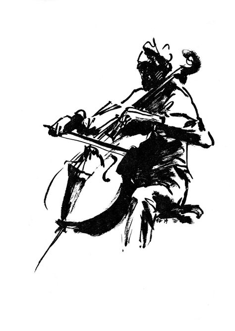 Cellist. Fine art ink drawing of cello player reproduced as a high-quality giclee print.  Signed and dated, and securely shipped out to you. Title: Cellist #0756 Comes unframed Size: 21 x 30cm (A4) This picture is a top-quality giclee print of an open edition. Please have a browse through my shop - I've recently added a new series of composer portraits that might be of interest to you! If you have any questions about licensing or commissions please get in touch. tHaNkS fOr VIsiTiNg! www.margitva Cello Player, Art Ink, Digital Music, A Song, Ink Drawing, Music Lovers, Giclee Print, Fine Art, Music