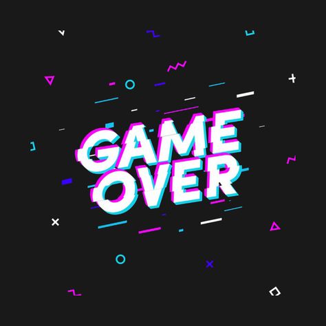 Check out this awesome 'Game+Over%21' design on @TeePublic! Game Over Screen, Simplistic Wallpaper, Overwatch Wallpapers, Adventure Time Characters, T Shirt Logo Design, Iphone Wallpaper Landscape, Glitch Wallpaper, Best Gaming Wallpapers, Shirt Logo Design