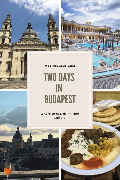 This travel itinerary for two days in Budapest has everything you need to eat, drink, and explore in Budapest! #budapest #visitbudapest #budapesttravel #budapestguide Budapest What To Do, Budapest Itinerary, Things To Do In Budapest, To Do In Budapest, Visit Budapest, Hungary Budapest, Hungary Travel, Budapest Travel, Eastern Europe Travel