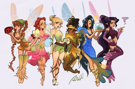 Tinkerbell Fairy Oc, Tinkerbell And Friends Fanart, Pixie Hollow Fanart, Vidia Tinkerbell Fanart, Tinkerbell And Friends Drawing, Gen Z Halloween Costumes, Disney Fairies Aesthetic, Pixie Hollow Art, Tinker Bell Oc