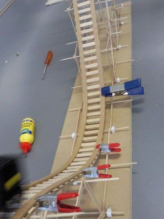 Roller Coaster Model, Human Body Science Projects, Physics Projects, Coaster Projects, Wooden Roller Coaster, Flexible Wood, Concept Models Architecture, Desain Buklet, Coaster Crafts