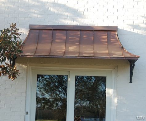 copper door awning Front Door Awning Ideas, Door Awning Ideas, Awning Over Door, Copper Awning, Awning Ideas, Front Door Awning, There Is Always A Way, Door Awning, Aluminum Awnings