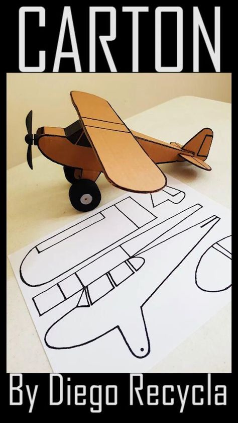 Cardboard Airplane, Make A Paper Flower, Make A Paper Airplane, Hanging Crafts, Beautiful Origami, Airplane Crafts, Cardboard Toys, Paper Craft Diy Projects, Paper Airplane