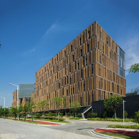 Gallery - Nanjing Hongfeng Technology Park, Building A1 / One Design - 1 Parking Building, Facade Architecture Design, Nanjing, Building Facade, Facade Architecture, Facade Design, The Building, Office Building, Urban Design