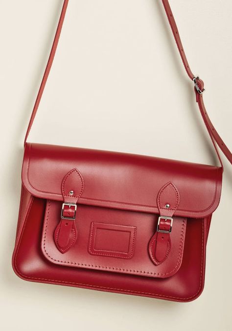 Price: $239 / Available in two colors Company Bag, Fashion Gal, Trendy Girl, Red Bag, Stylish Handbags, Cambridge Satchel, Cambridge Satchel Company, Brown Bags, Cute Bags