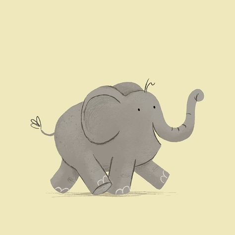 Chris Chatterton, Asiatic Elephant, Elephant Logo Design, Idea Illustration, Elephants Photos, Elephant Illustration, Elephant Drawing, Children's Illustration, Picture Books Illustration