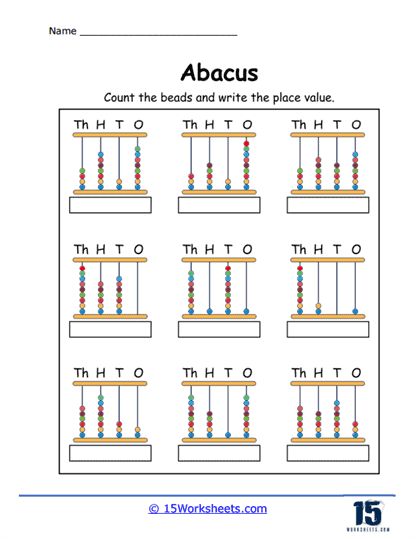 Ones, Tens, Hundreds, Thousands Worksheet - 15 Worksheets.com Preposition Worksheets, Tens And Units, Holiday Science, Kindergarten Social Studies, Kids Handwriting, Math Place Value, Fractions Worksheets, Tens And Ones, Number Activities