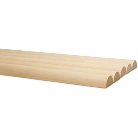 Amazon.com: Split Wood Rods 24-inch x 1-inch, Pack of 2 Unfinished Long Wood Dowels Split for DIY Dowel Timber Feature Wall, by Woodpeckers : Industrial & Scientific Half Dowel Wall, Dowel Shelves, Dowel Rod Shelves, Diy Dowel Handles, Wooden Dowel Wall, Dowel Rod Wall, Half Round Dowel Diy, Wooden Dowel Drawer Pull, Timber Feature Wall