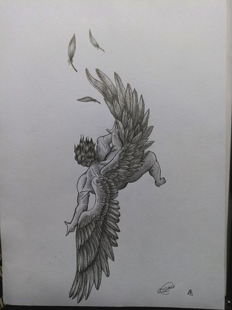 Icarus Tattoo Design, Fall Of Icarus Tattoo, Icarus Tattoo, Small Rib Tattoos, Rib Tattoos For Guys, Lower Arm Tattoos, Bart Simpson Art, Chinese Dragon Tattoos, Greek Mythology Tattoos