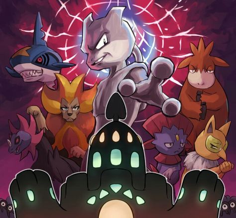 Team Rainbow Rocket as Pokemon Pokemon Xy Game, Team Rainbow Rocket, Pokémon Villains, Nintendo Villains, Rainbow Rocket, Pokemon Team Leaders, Professor Sycamore, Mew And Mewtwo, Pokemon Game