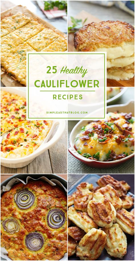 Healthy Cauliflower Recipes, Cauliflower Recipes Healthy, Soup Healthy, Cauliflower Recipe, Cauliflower Recipes, Veggie Dishes, Healthy Soup, Vegetable Dishes, Side Dish Recipes