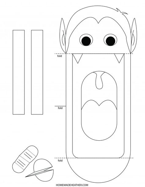 Halloween Puppets Printable, Halloween Activity Printables, Paper Crafts Halloween, Halloween Puppets, Mothers Day Activity, Puppet Printable, Activity Printables, Bricolage Halloween, Paper Bag Puppets
