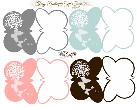 glenda's World : Butterfly Gift Tags Buterfluffy Printable, Butterfly Name Tag, Butterfly For Scrapbook, Free Svg Butterfly Cricut, Butterfly Tags, Free Holiday Gift Tags, Butterfly Thank You Tags, Happy Birthday Aunt, Happy Holidays Gift Tags