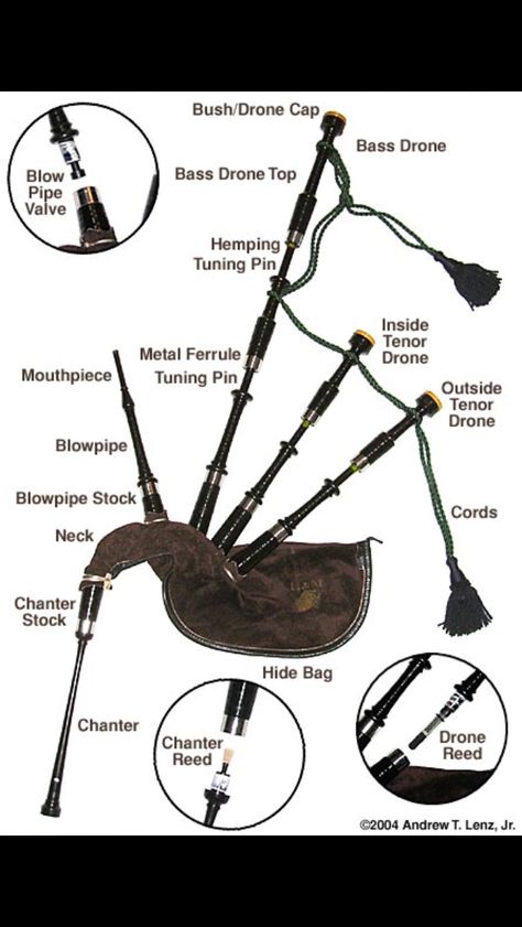 Types Of Musical Instruments, Bagpipe Music, Highland Bagpipes, Scottish Bagpipes, Scottish Music, Great Scot, Scotland Forever, Celtic Heritage, Men In Kilts