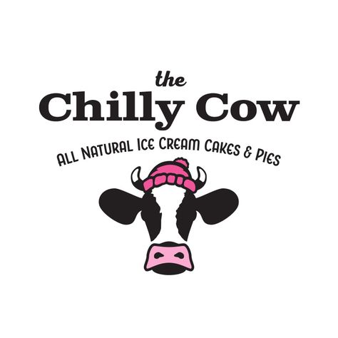 Proposed logo for an ice cream shop.   #logo #cow #icecream #brand Ice Cream Shop Logo, Natural Ice Cream, Ice Cream Logo, Cow Logo, Brand Strategy Design, Strategy Design, An Ice Cream, Ice Cream Shop, Customer Engagement