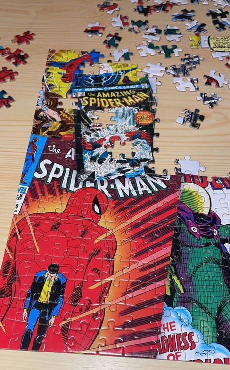 Puzzle Date, Puzzle Aesthetic, Marvel Instagram, Marvel Puzzle, Puzzle Collection, Wedding Photoshoot Props, Spiderman 3, Theatre Life, Mood And Tone