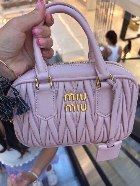 Miu Miu Purse, Miu Miu Bag, Bag Obsession, Girly Bags, Tote Bag Patters, Fancy Bags, Pretty Bags, Women Accessories Bags, Cute Bag