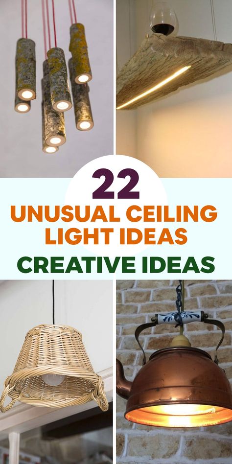 Finding ways to add a bit of brightness and a hint of glam to your home? There is nothing that gets this done better than a DIY ceiling light. If you are a Whimsical Ceiling, Ceiling Light Inspiration, Diy Ceiling Light, Ceiling Light Ideas, Diy Ghost Decoration, Celing Light, Traditional Light Fixtures, Wood Ceiling Lights, Bamboo Ceiling