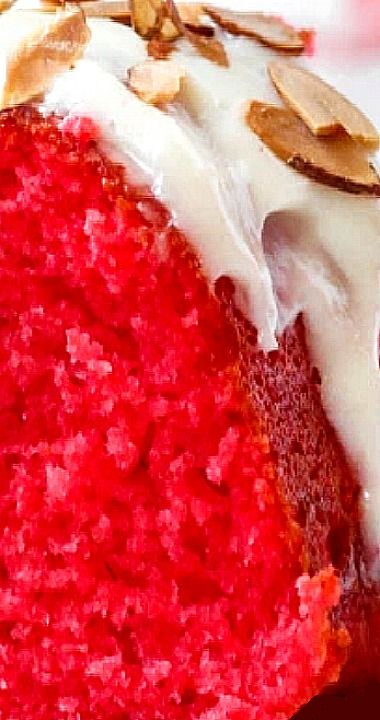 Cake Recipe With Jello, Jello Pound Cake Recipe, Cake Mix With Jello Added, Jell-o Cake Recipes, Cake Jello Recipes, Raspberry Jelly Cake, Adding Jello To Box Cake, Cherry Jello Cake, Jello Layer Cake