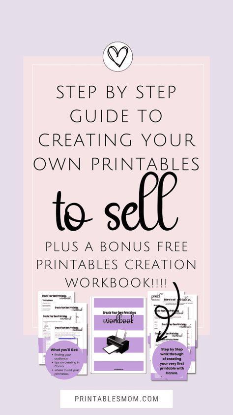 How to Create Your Own Printables To Sell | Step by Step Guide | Printable Planner by  Natalie Buchan How To Create Printables, How To Use Canva For Printables, How To Make Printables Using Canva, Etsy Printables Business, How To Create Printables To Sell On Etsy, Creating Printables To Sell, How To Create Printables To Sell, How To Sell Printables On Etsy, How To Make Printables To Sell