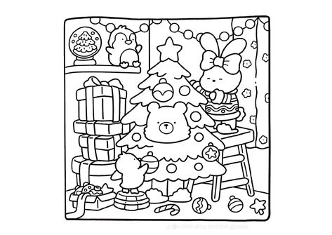 Hygge Colors, Bobbie Goods Coloring Pages, Bobbie Goods Coloring, Coloring Pages Christmas, Xmas Color, Bobbie Goods, School Coloring Pages, Detailed Coloring Pages, Christmas Coloring Books