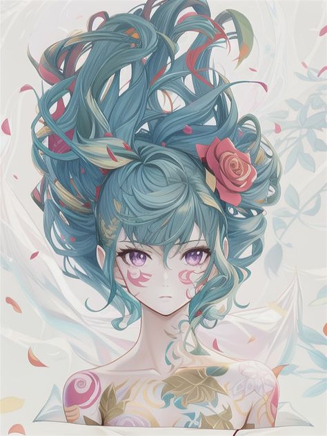 Pisces Anime Art, Pisces Anime Characters, Pisces Character, Pisces Anime, Horoscope Art, Pisces Girl, Anime Zodiac, Fantasy Princess, Girl Drawings